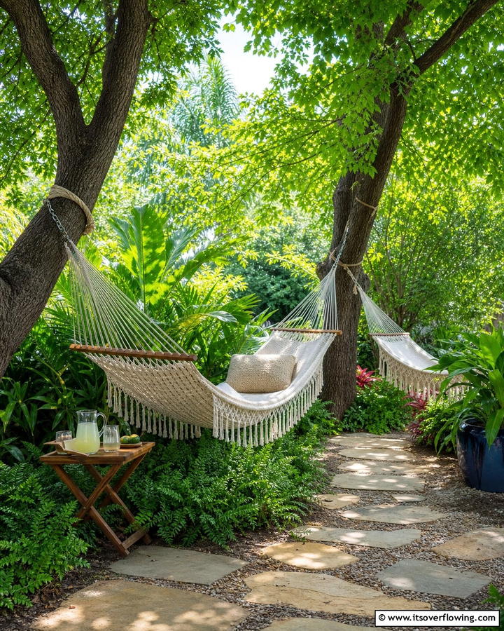 Relaxing Hammock Retreat - 21 Outdoor Living Space Ideas to Transform Your Yard
