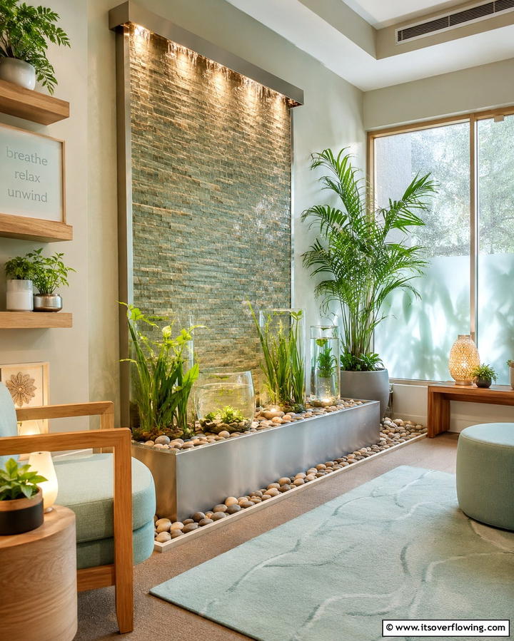 Relaxing Water Feature Room - 30 Sensory Room Ideas for Calming and Stimulating Spaces