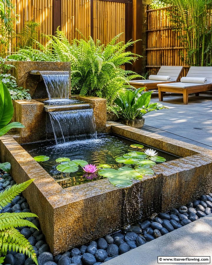 Relaxing Water Features - 21 Patio Decor Concepts to Refresh Your Outdoor Living Area
