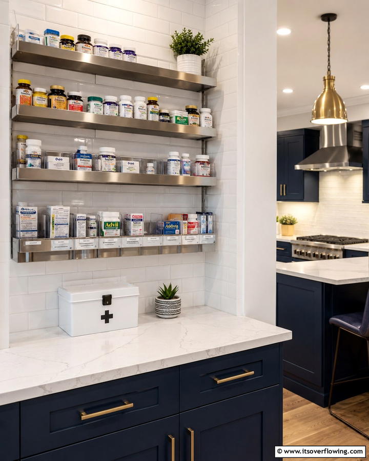 Repurpose a Spice Rack - 25 Medicine Storage Ideas for Organized Living