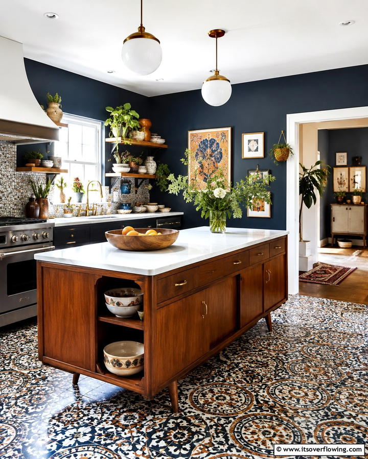 Repurposed Furniture Island - 25 Small Kitchen Island Ideas for Compact Spaces