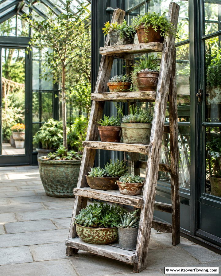 Repurposed Furniture for Unique Charm - 25 Greenhouse Decor Ideas for Plant Lovers