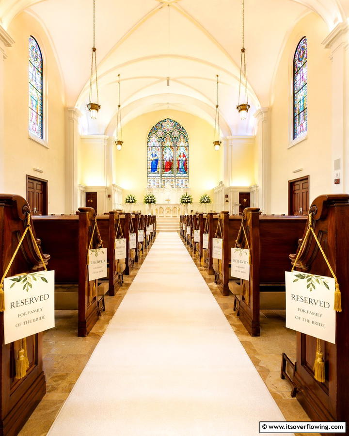 Reserved Seating Signs - 30 Creative Wedding Sign Ideas to Personalize Events