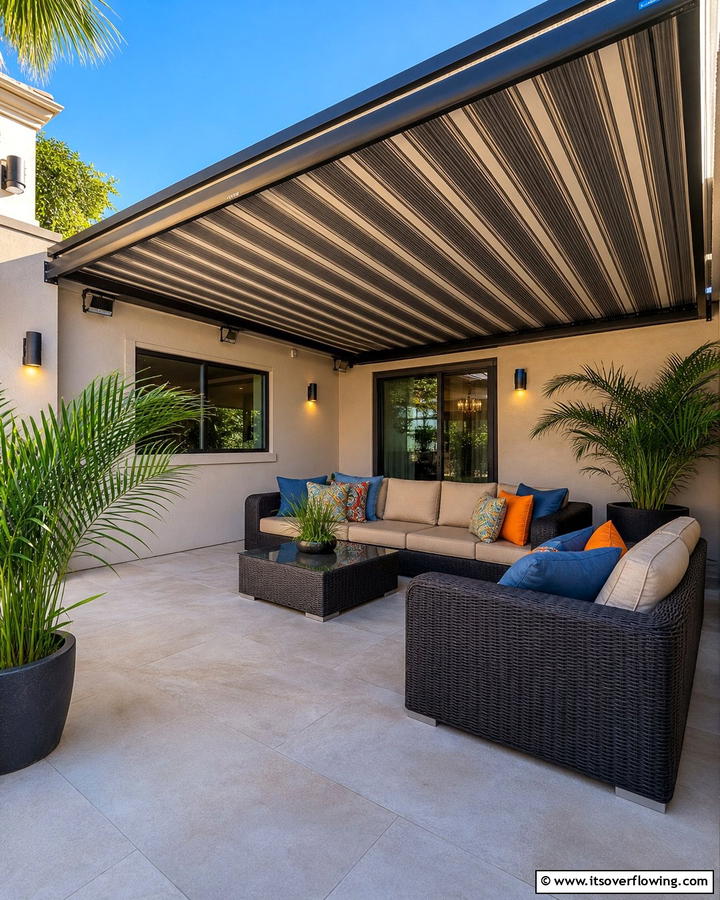 Retractable Awnings or Shades - 25 California Room Design Ideas for Indoor-Outdoor Living