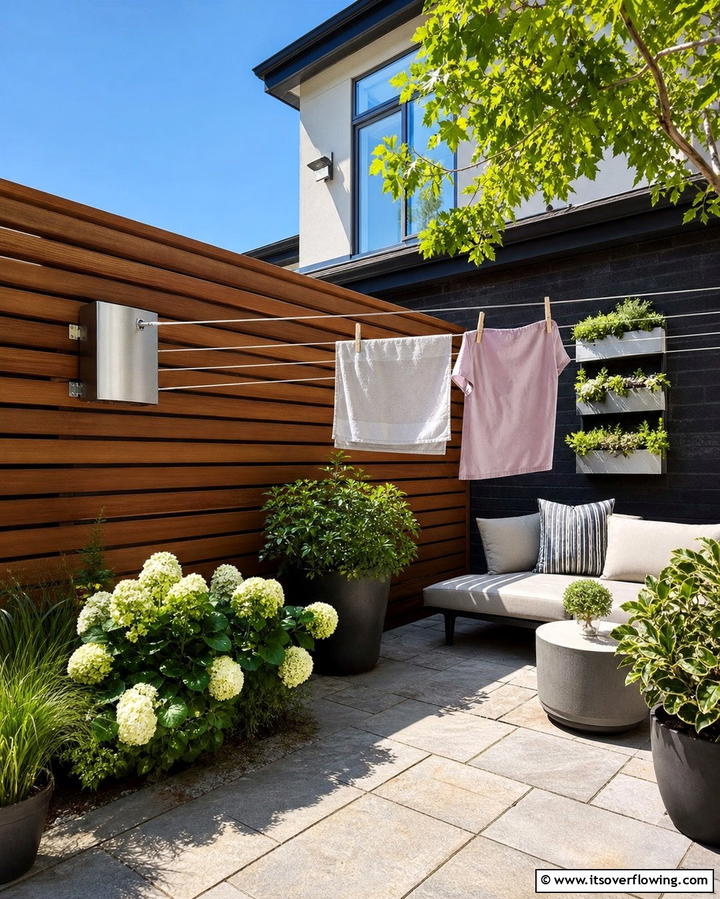 Retractable Clothesline for Small SpacesExact - 25 Outdoor Clothesline Ideas for Efficient Drying