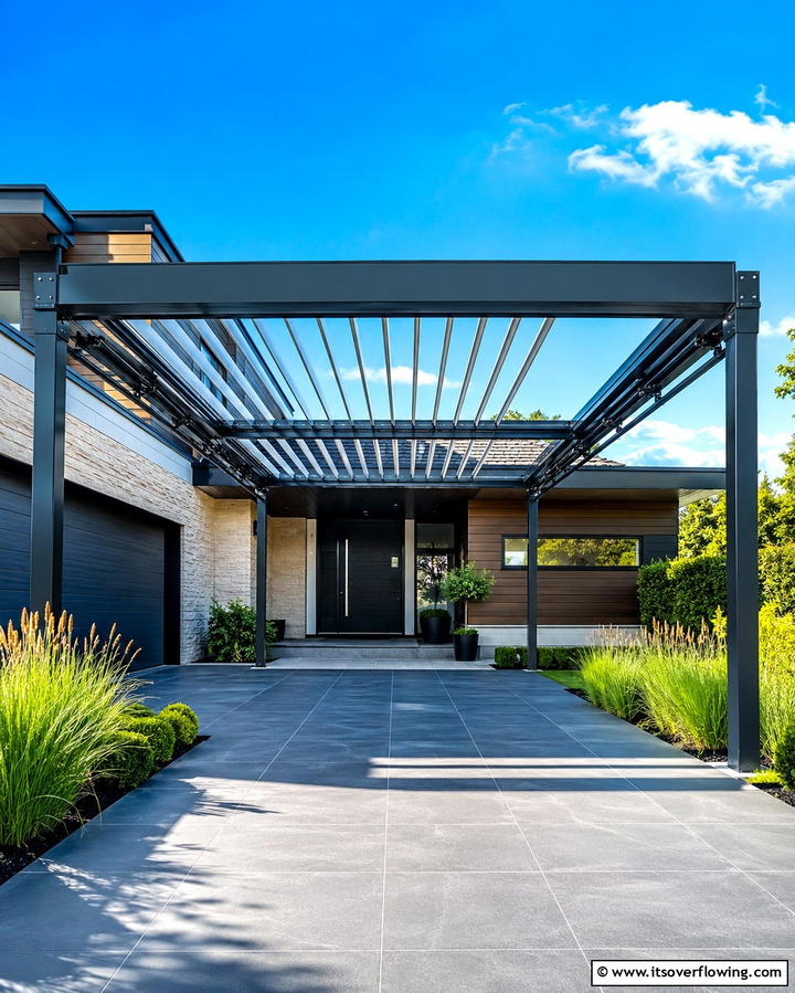 Retractable Roof Car Porch - 25 Car Porch Design Ideas for a Welcoming Entrance