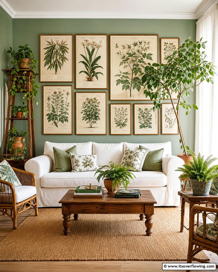 Retro Botanical Prints - 30 Vintage Decor Ideas to Add Retro Charm to Your Home