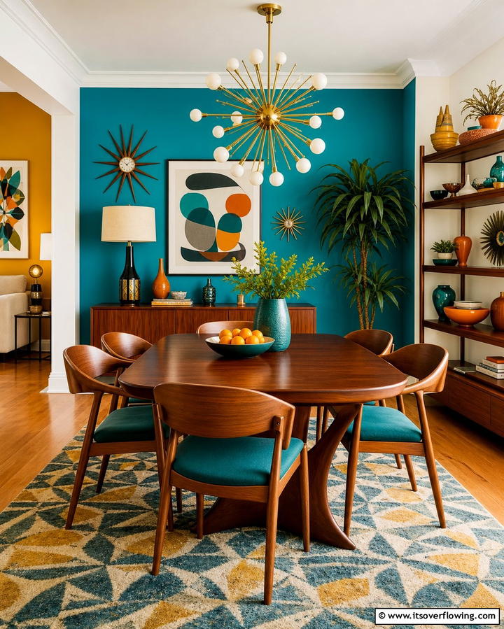 Retro Chic Dining Space - 30 Mid-Century Modern Dining Rooms with Timeless Design