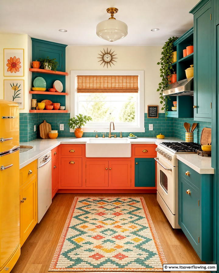 Retro Color Schemes - 25 1980s Kitchen Ideas for a Retro Revival