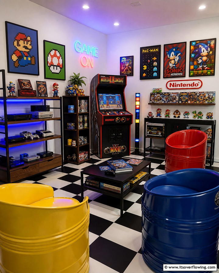 Retro Gaming Corners - 30 Vintage Decor Ideas to Add Retro Charm to Your Home