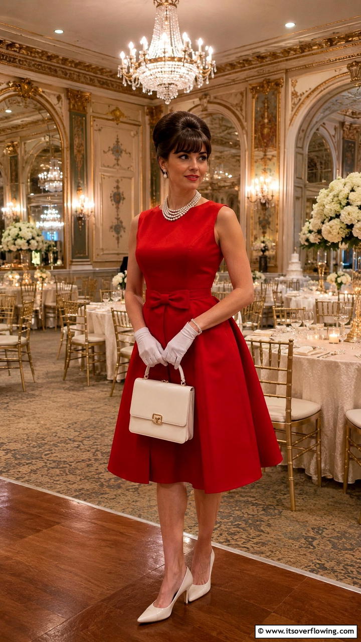 Retro Glam - 30 Guest Wedding Outfit Ideas- Stylish Attire Inspiration