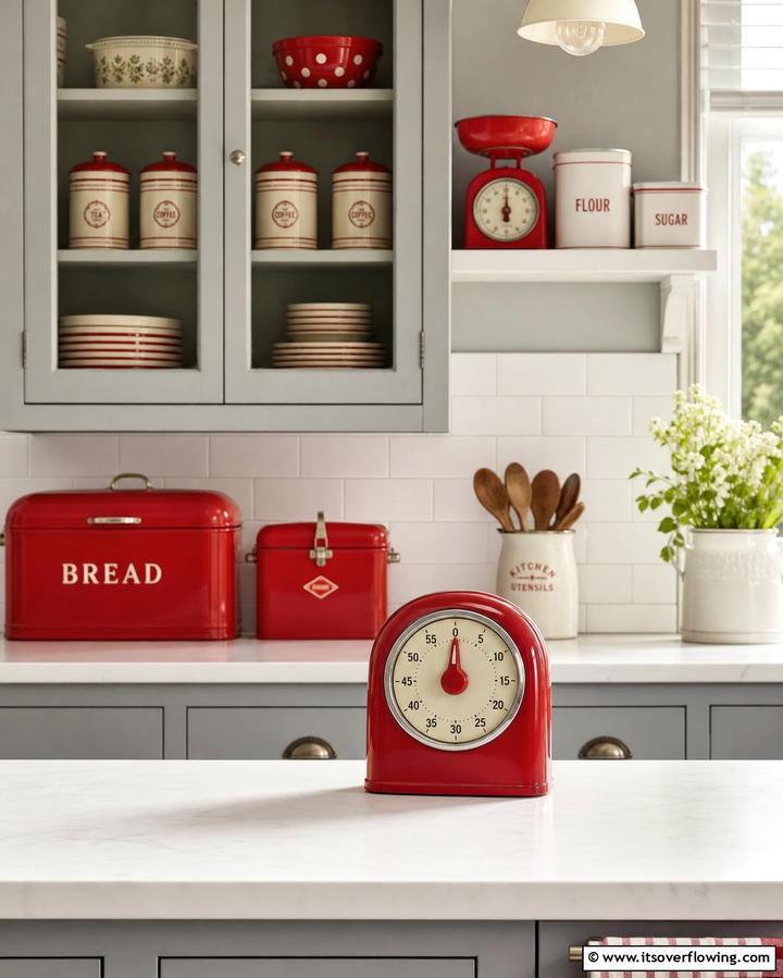 Retro Inspired Kitchen Timer - 25 Retro Kitchen Ideas for a Vintage Vibe