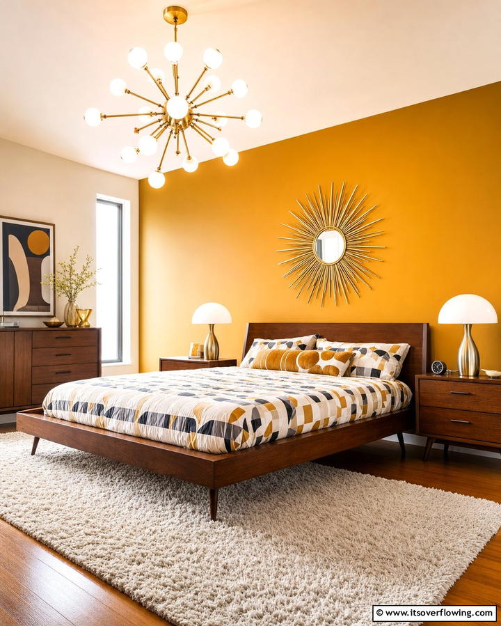 Retro Inspired Lighting Fixtures - 25 60s Bedroom Ideas for a Retro-Inspired Space