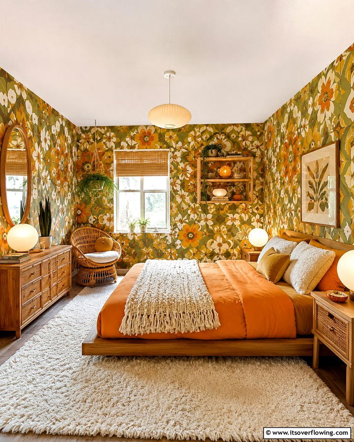 Retro Inspired Wallpaper - 25 1970s-inspired Design Ideas for Retro Vibes