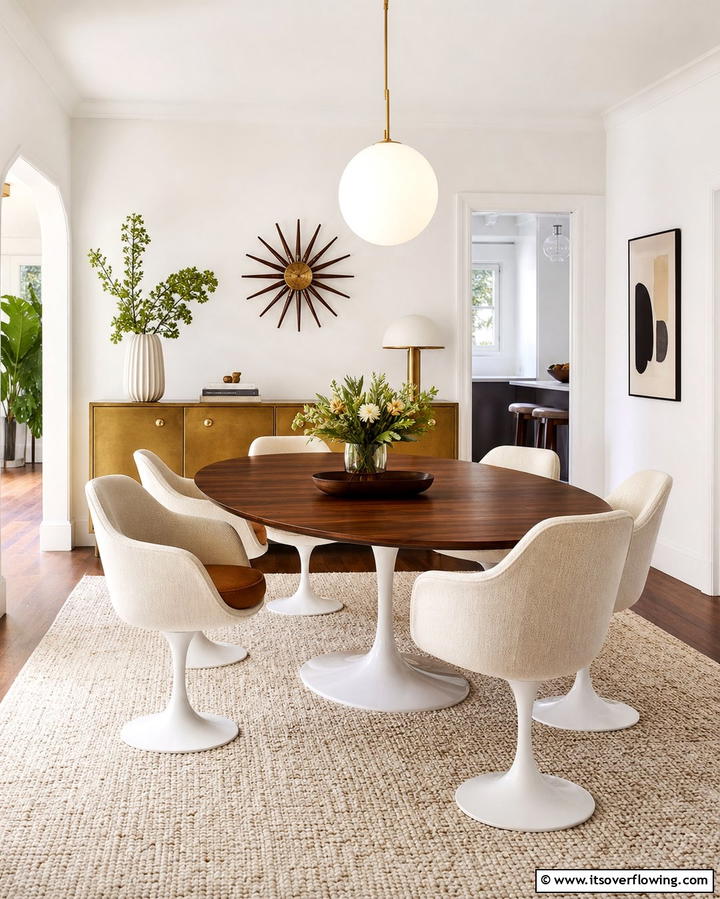 Retro Modern Furniture Fusion - 30 Mid-Century Modern Dining Rooms with Timeless Design