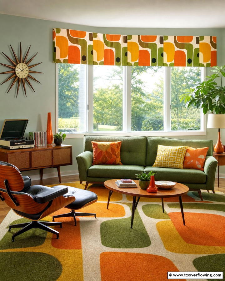 Retro Revival - 21 Elegant Window Valance Ideas to Frame Your View