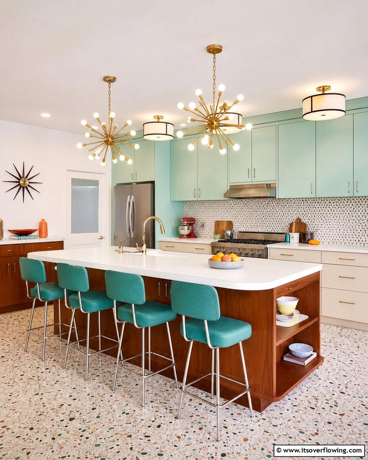 Retro Style Lighting Revival - 30 Kitchen Island Lighting Ideas to Illuminate Your Space