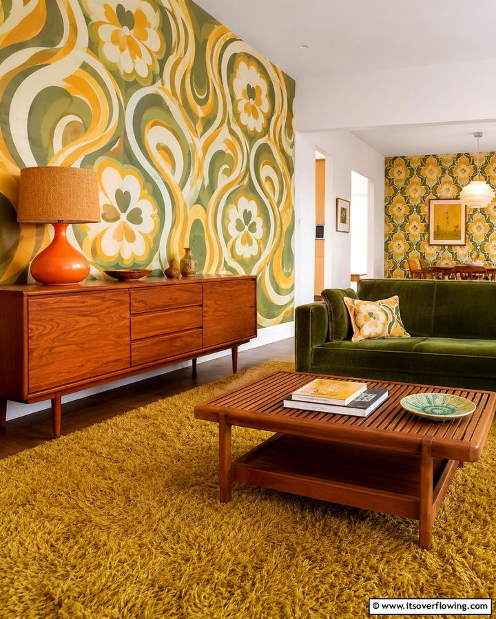 Retro Wallpaper Patterns - 25 1970s-inspired Design Ideas for Retro Vibes