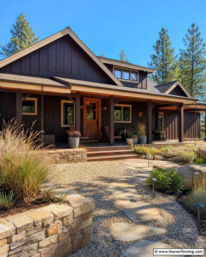 Rich Chocolate Brown - 25 Board and Batten Siding Colors for Curb Appeal