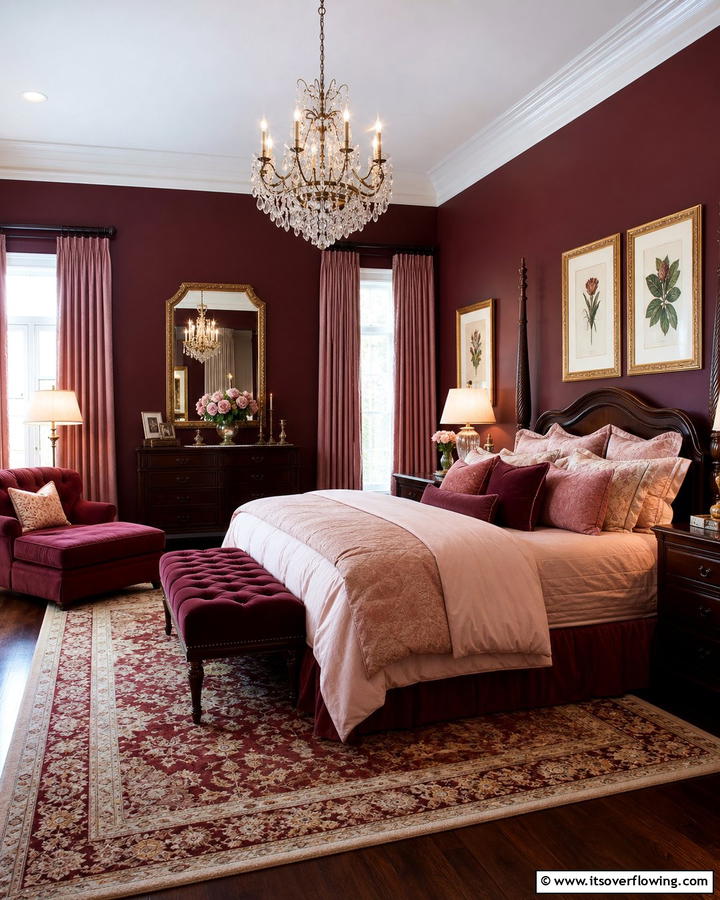 Rich Color Palettes - 17 Romantic Bedroom Ideas for Intimate and Cozy Retreats