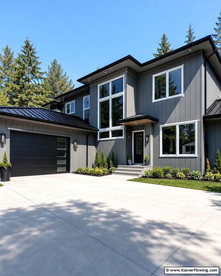 Rich Gray - 25 Trending House Siding Colors for Curb Appeal