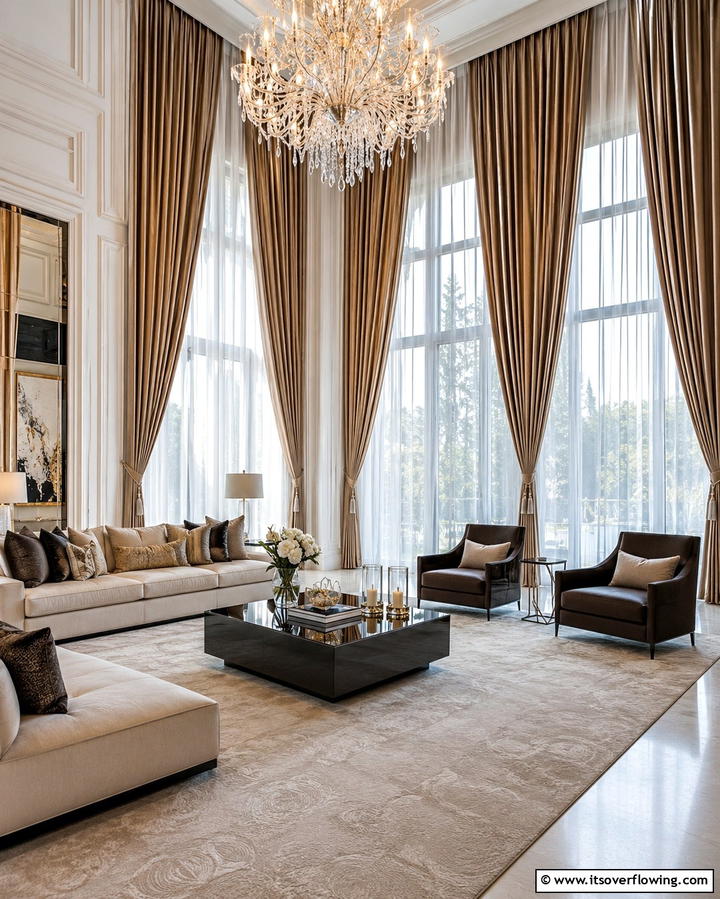 Rich Velvet Upholstery - 30 Glam Interior Design Ideas for Luxurious Homes