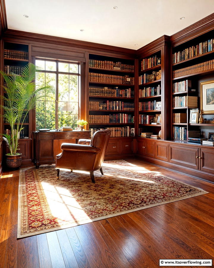 Rich Wooden FlooringOne - 25 Traditional Interior Design Ideas for Classic Homes