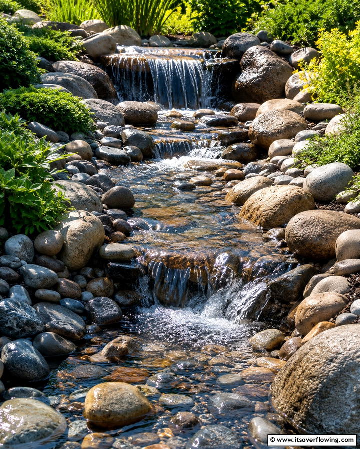 River Rock Edging for Water Features - 25 River Rock Edging Ideas for Your Garden