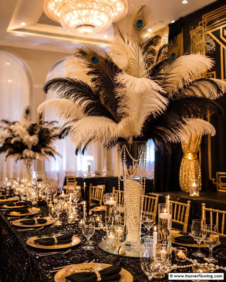 Roaring 1920s Attire - 25 Glamorous Great Gatsby Wedding Theme Ideas