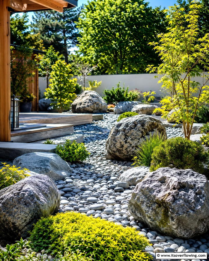 Rock Gardens for a Stress Free Design - 25 Low Maintenance Backyard Landscaping Ideas
