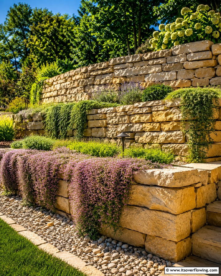Rock Retaining Walls - 25 Rock Landscaping Ideas to Transform Your Outdoor Space