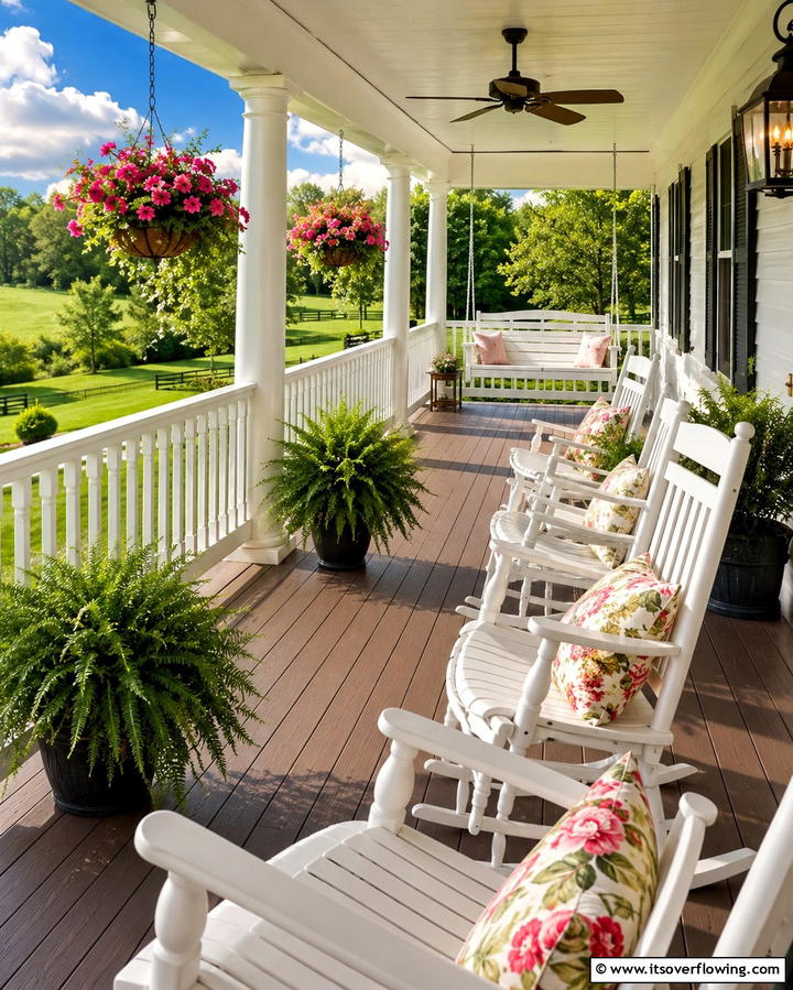 Rocking Chairs - 25 Stylish Deck Seating Ideas for Outdoor Entertaining