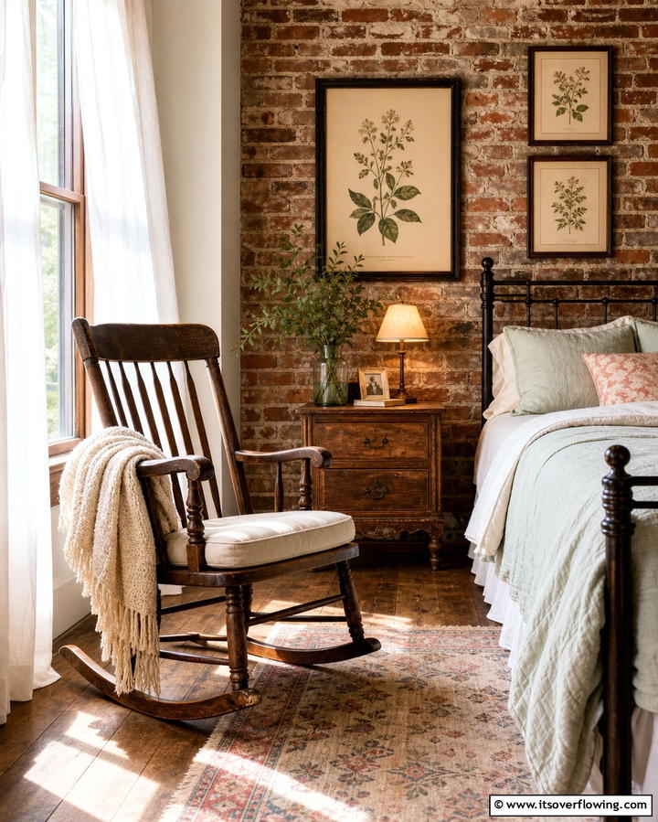 Rocking Chairs for a Nostalgic Vibe - 25 Comfortable Bedroom Chair Ideas for Relaxation