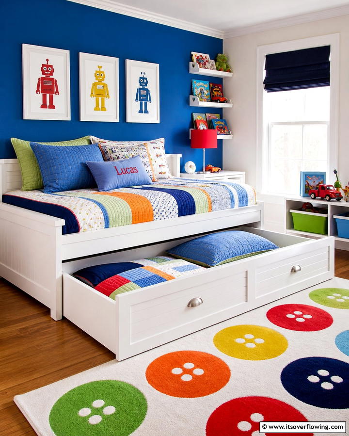 Roll Out Trundle Beds with Storage - 25 Creative Bedding Storage Ideas for Small Spaces