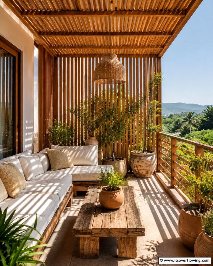 Roller Shades for Sleek Functionality - 25 Balcony Shade Ideas for Comfortable Outdoor Relaxation