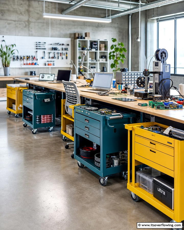 Rolling Storage CartsOne - 25 Office Storage Ideas to Keep Your Workspace Organized and Clutter-free