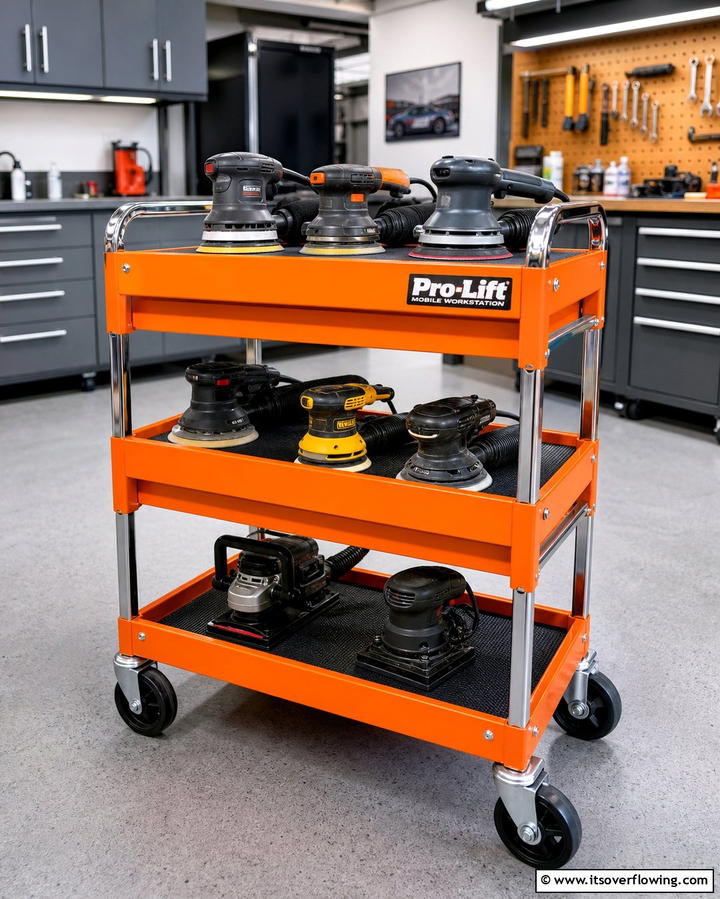 Rolling Tool Cart - 25 Power Tool Storage Ideas for an Organized Workshop