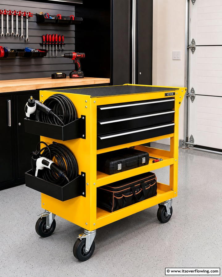 Rolling Tool Carts - 25 Power Tool Storage Ideas for an Organized Workshop
