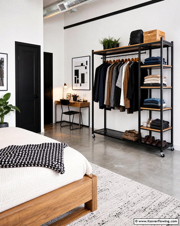 Rolling Wardrobes - 21 Smart Clothes Storage Ideas to Declutter Your Home