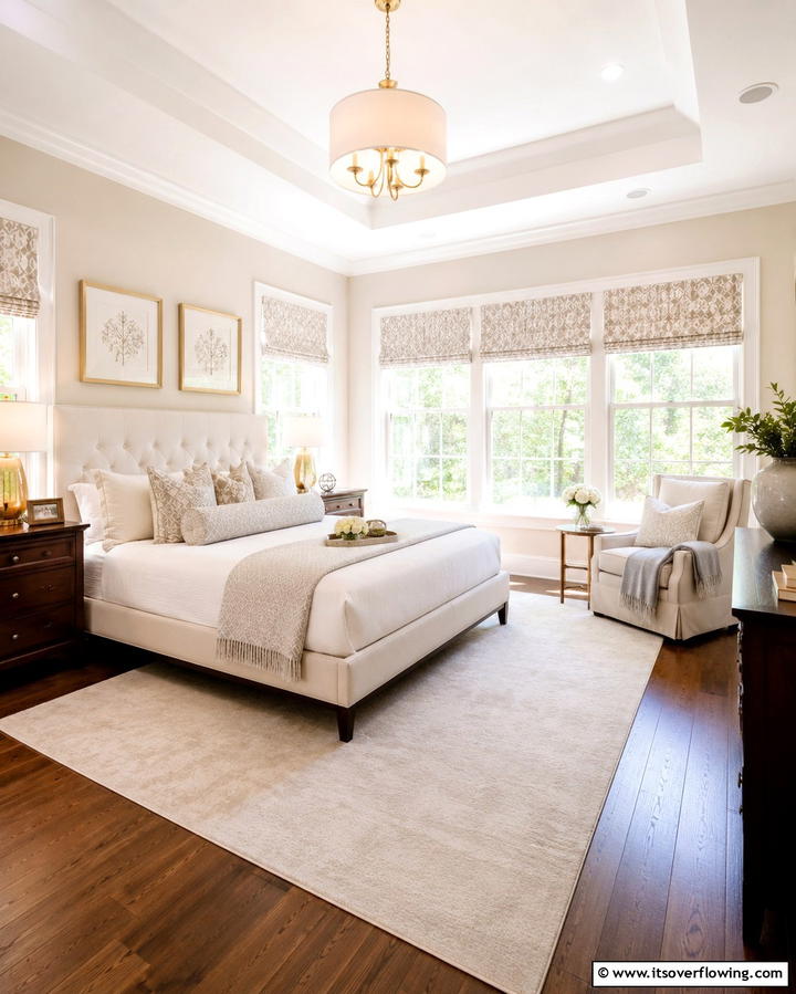 Roman Shades for a Sleek Look - 25 Bedroom Window Ideas to Enhance Your View