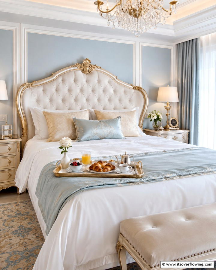 Romantic Breakfast in Bed - 30 20th Wedding Anniversary Ideas for China Themes
