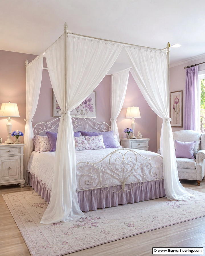 Romantic Canopy Beds - 25 French Interior Design Ideas for Elegant Living