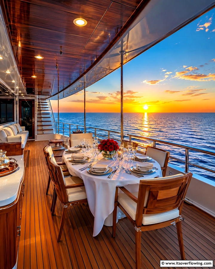 Romantic Dinner Cruise - 30 Romantic Wedding Anniversary Celebration Ideas