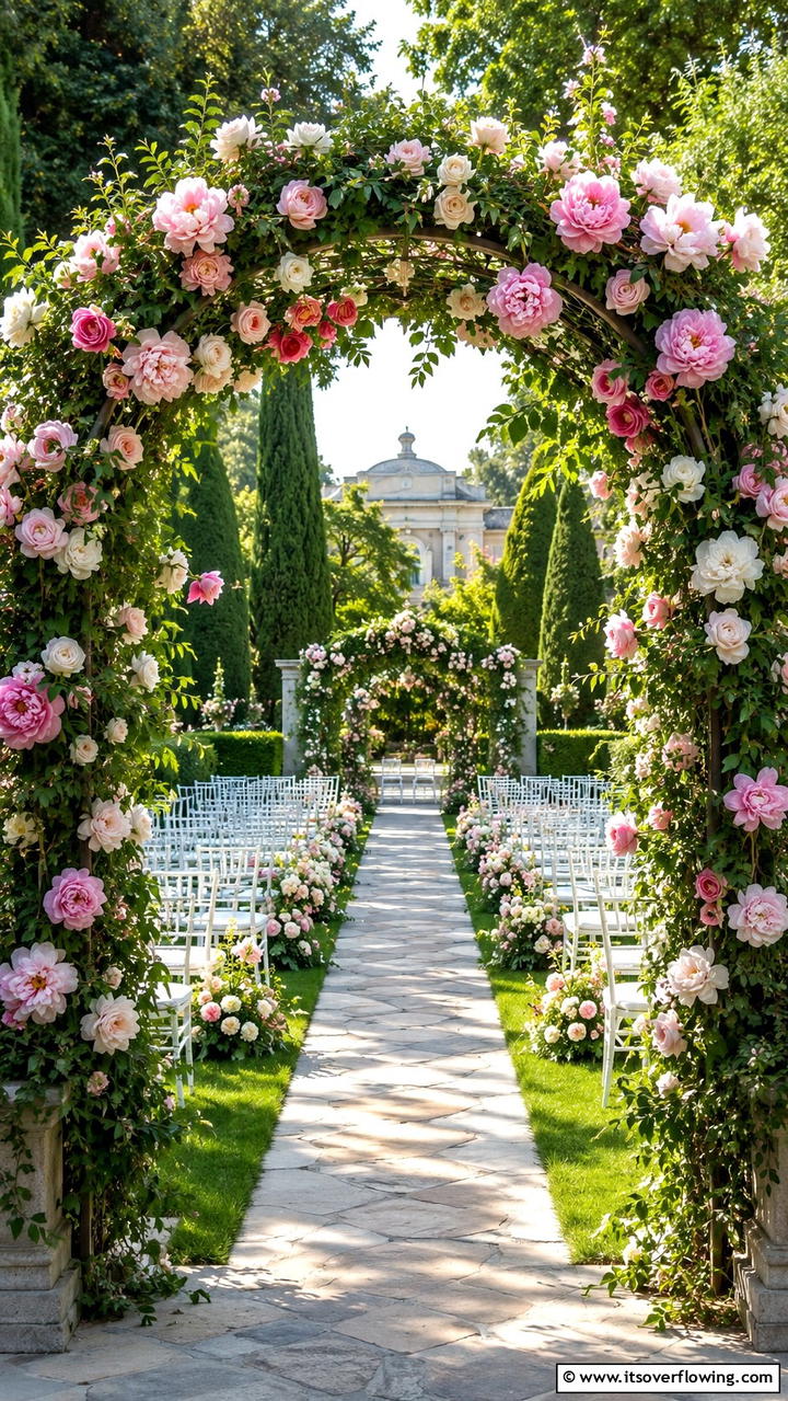 Romantic Garden Ceremony - 30 Bridgerton Wedding Ideas for Regency-Inspired Celebrations