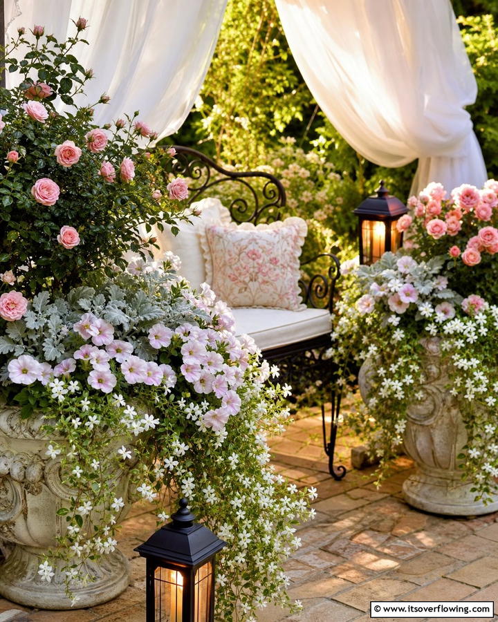 Romantic Garden Container - 21 Container Garden Ideas for Flexible Planting Solutions