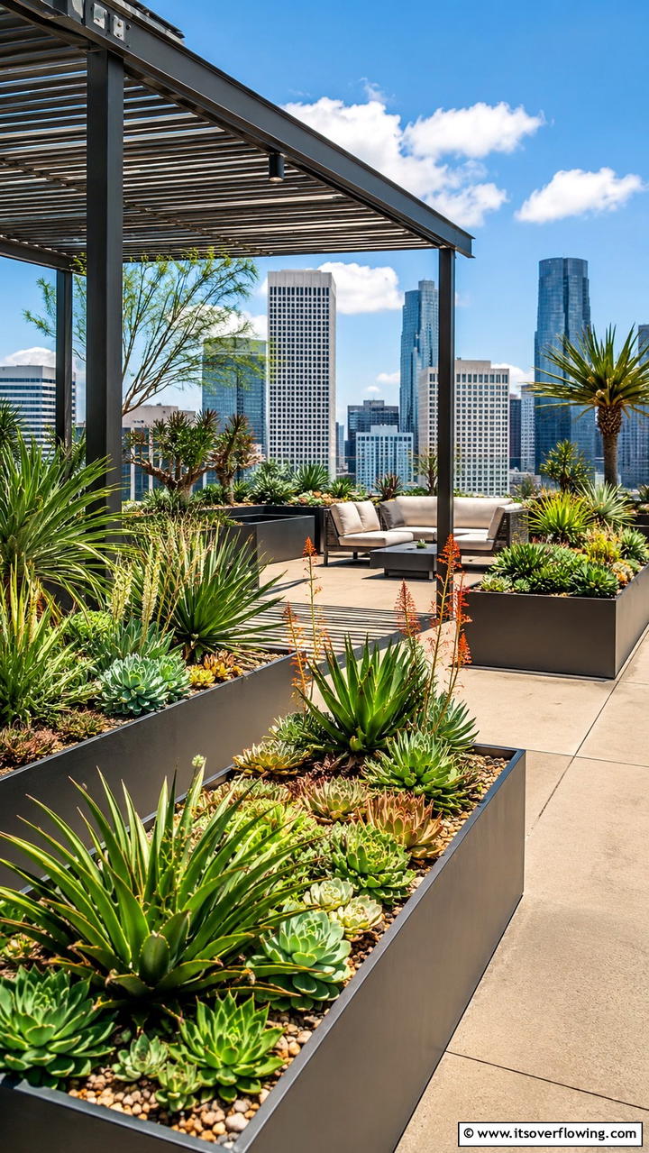 Rooftop Desert Oasis - 30 Desert Landscape Ideas for Low-Water Gardens