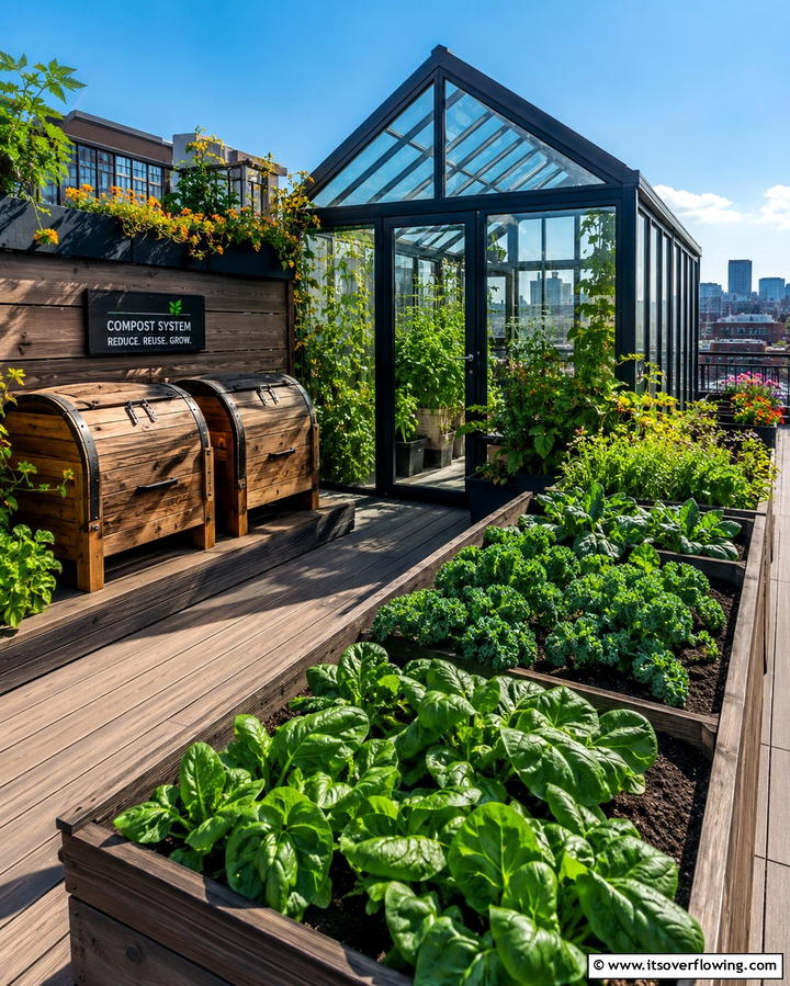 Rooftop Greenhouse for Year Round Gardening - 25 Rooftop Greenhouse Ideas for Urban Gardening