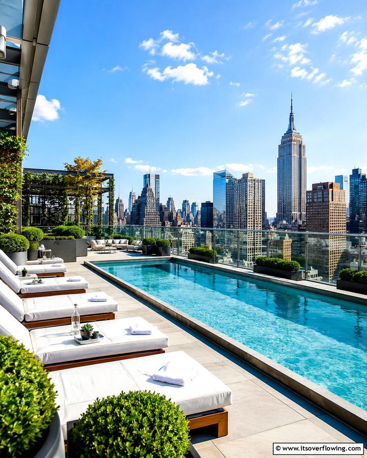 Rooftop Retreat Pool - 25 Plunge Pool Ideas for a Refreshing Backyard