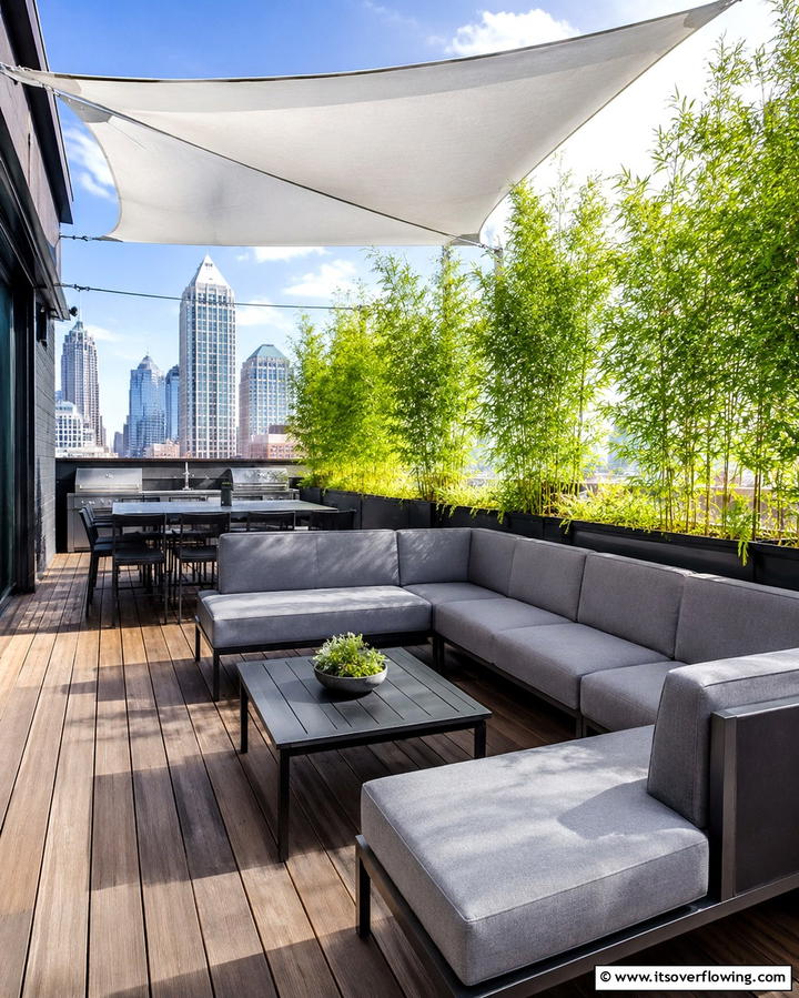Rooftop Retreat - 25 Outdoor Reading Nook Ideas for Relaxation