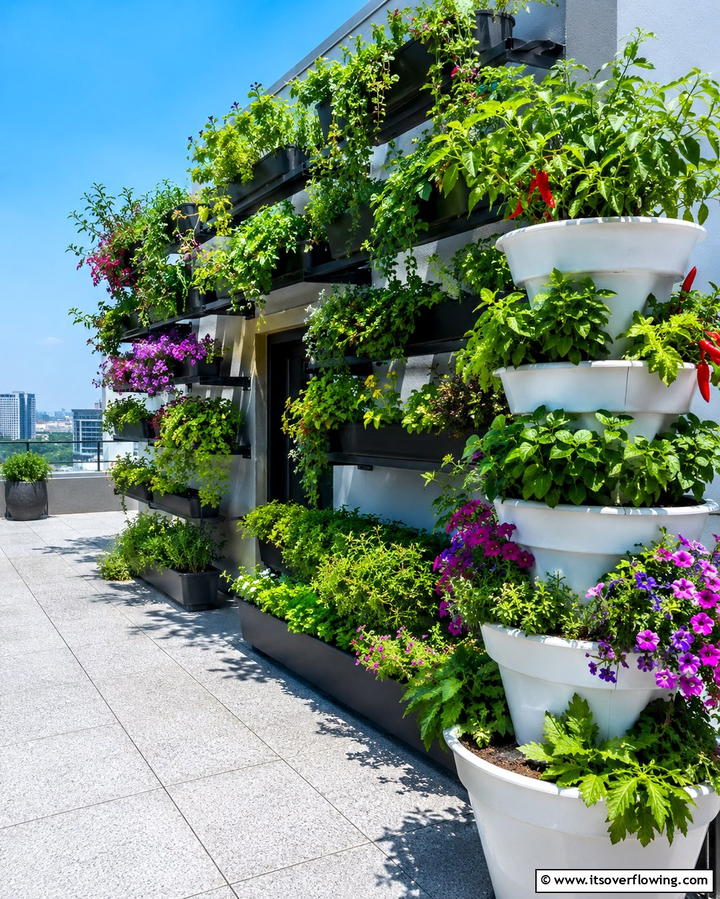 Rooftop Vertical Gardening System - 25 Rooftop Greenhouse Ideas for Urban Gardening